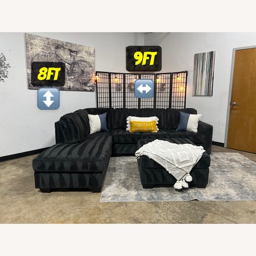 Used Ashley Furniture Blue 3+ Piece Sectional for sale on AptDeco