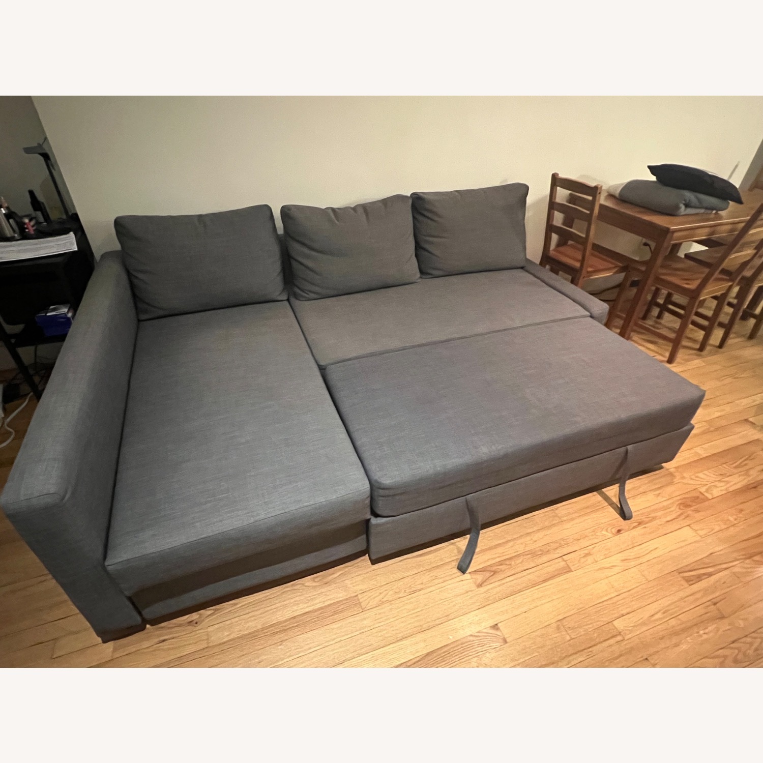 IKEA FRIHITEN Dark Gray Sofa Bed - image-3