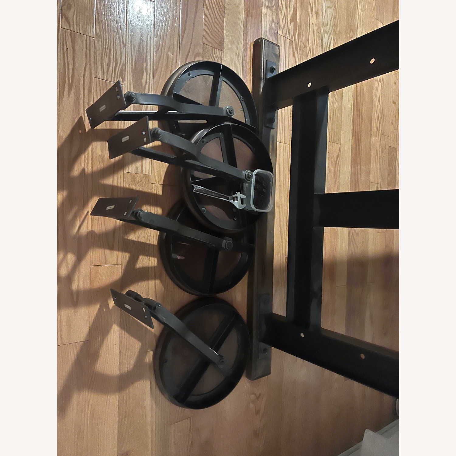 World Market Dark Brown Wood Dining Table - image-13