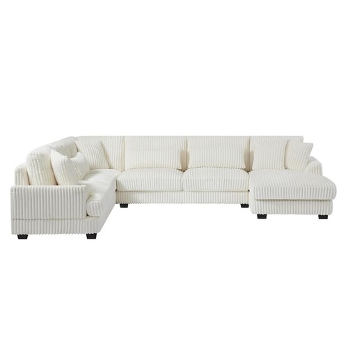 Used Overstock White 3+ Seater Sofa for sale on AptDeco