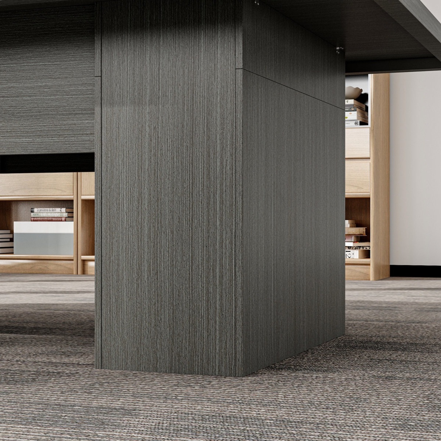 AGOTENI Light Gray Dining Table - image-3