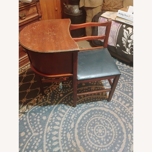 Used Dark Brown Phone Chair for sale on AptDeco