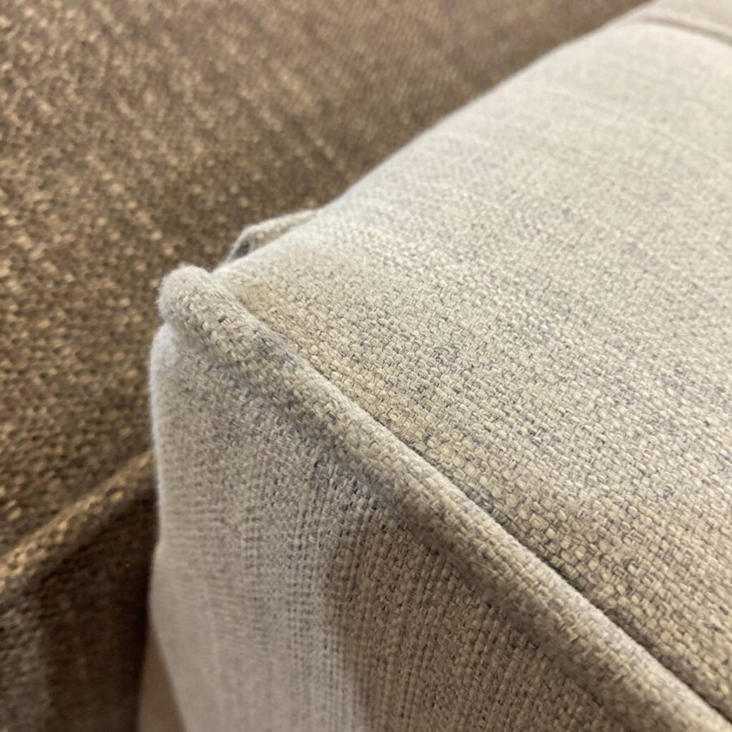 Canvas Slope Arm Loveseat Grey - image-8