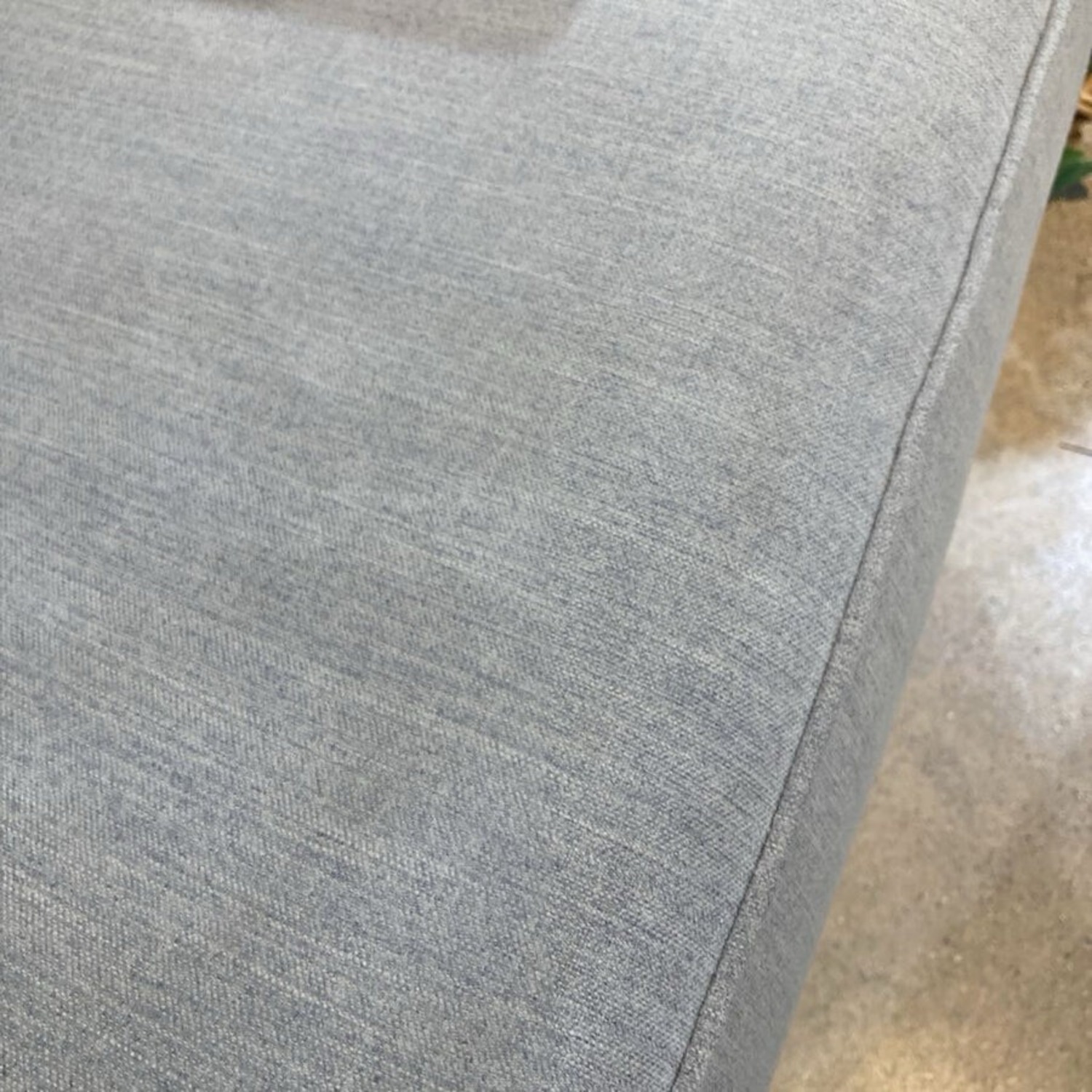 Canvas Slope Arm Loveseat Grey - image-10