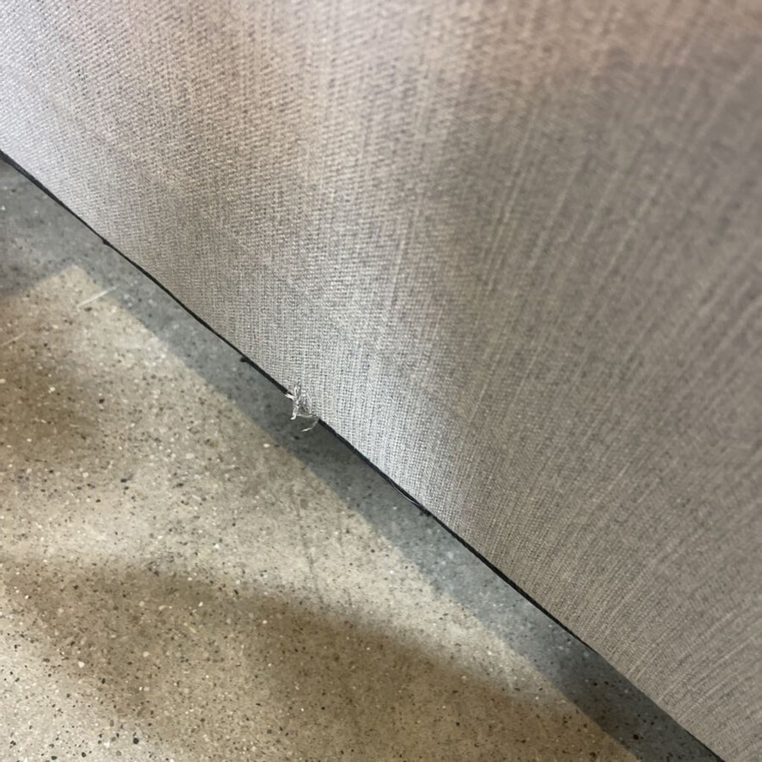 Canvas Slope Arm Loveseat Grey - image-12