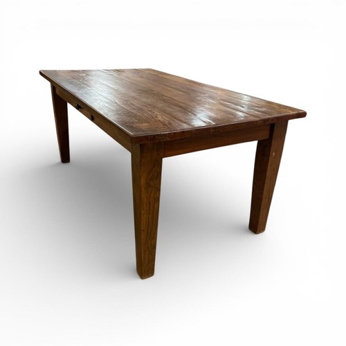 Used Mig and Tig Rectangular Plank Top Dining Table  for sale on AptDeco