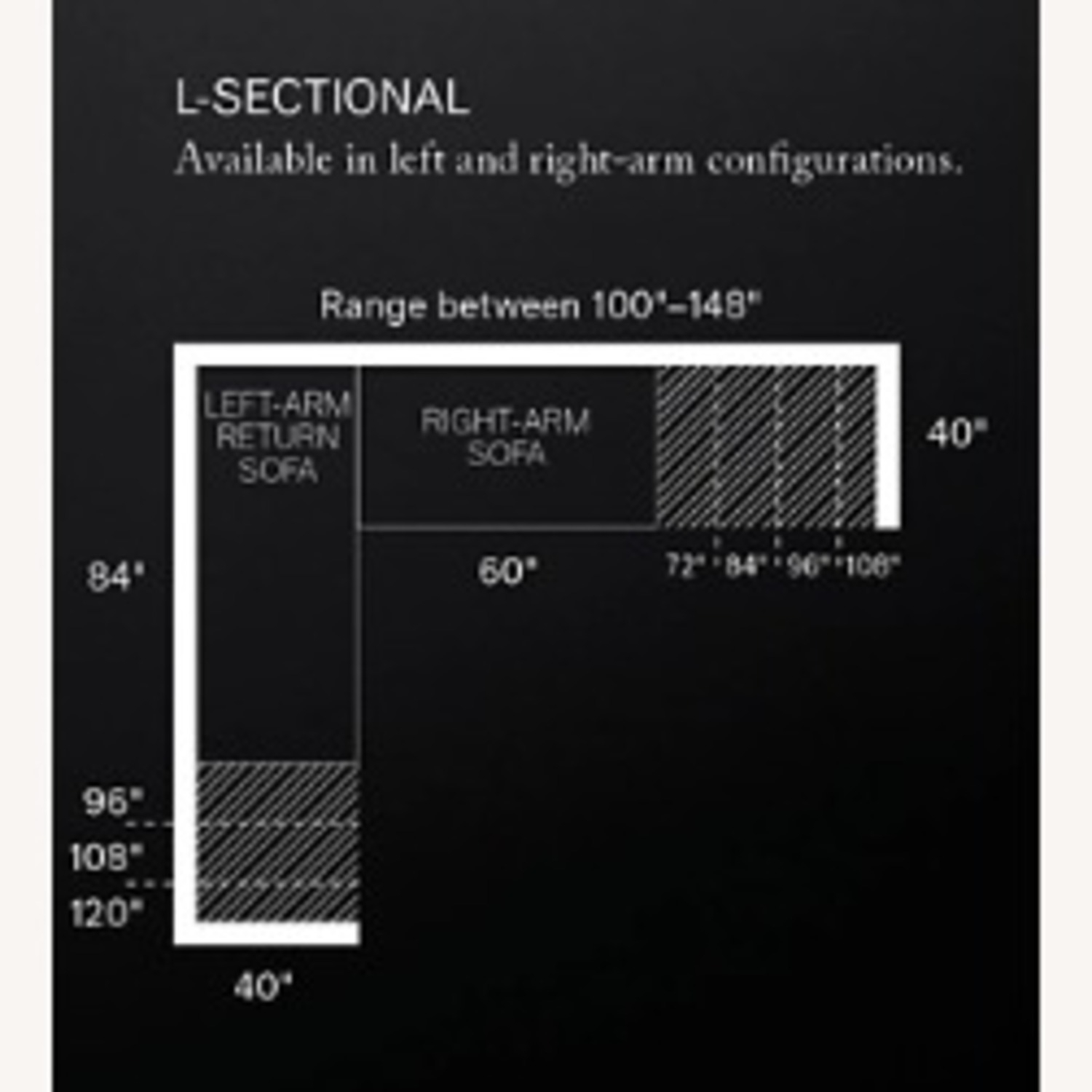 Restoration Hardware Maxwell Left-Arm Bench-Cushion Chaise Sectional - image-1
