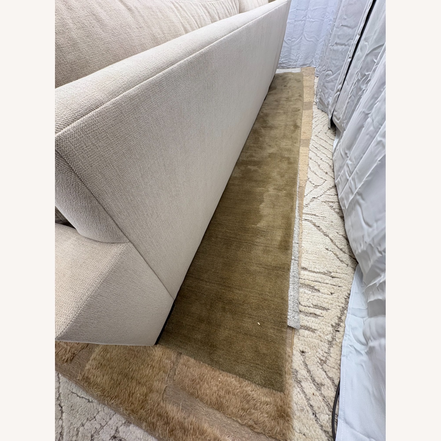 Restoration Hardware Maxwell Left-Arm Bench-Cushion Chaise Sectional - image-13