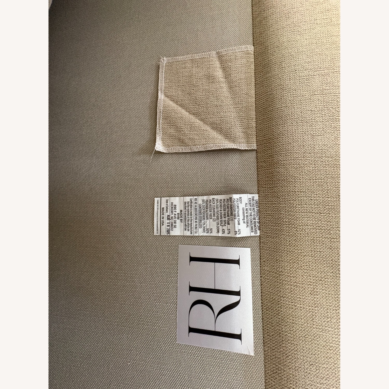 Restoration Hardware Maxwell Left-Arm Bench-Cushion Chaise Sectional - image-20