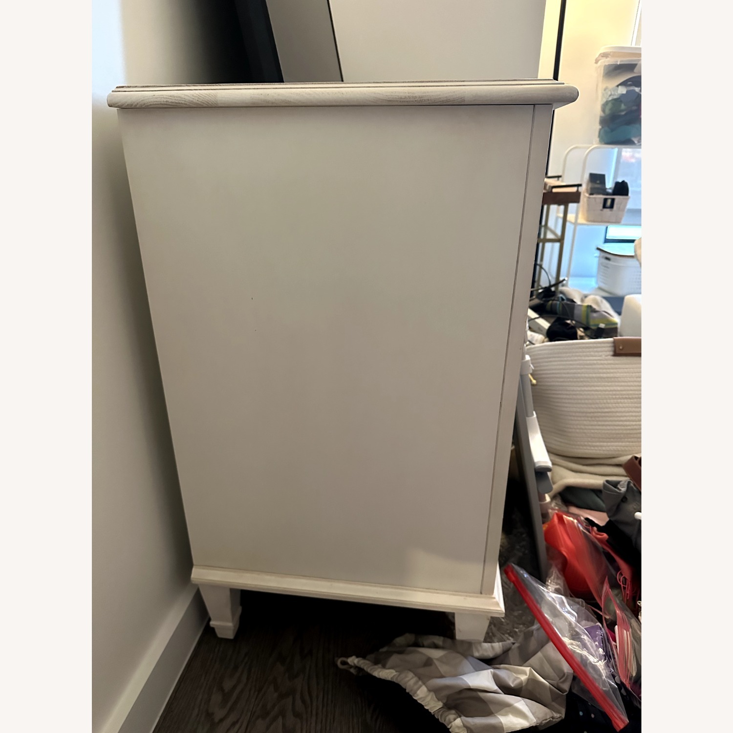 Ethan Allen White Wood Dresser - image-2