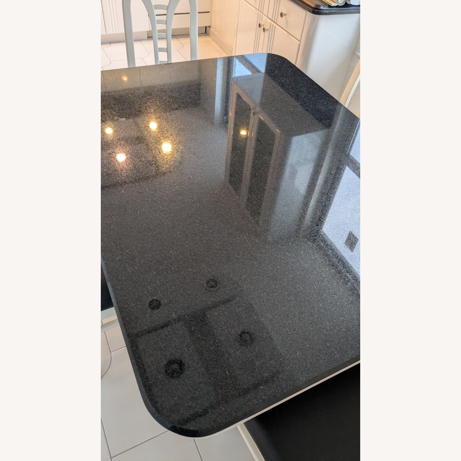 Granite Kitchen/Dining Table Set with 6 Chairs - image-5