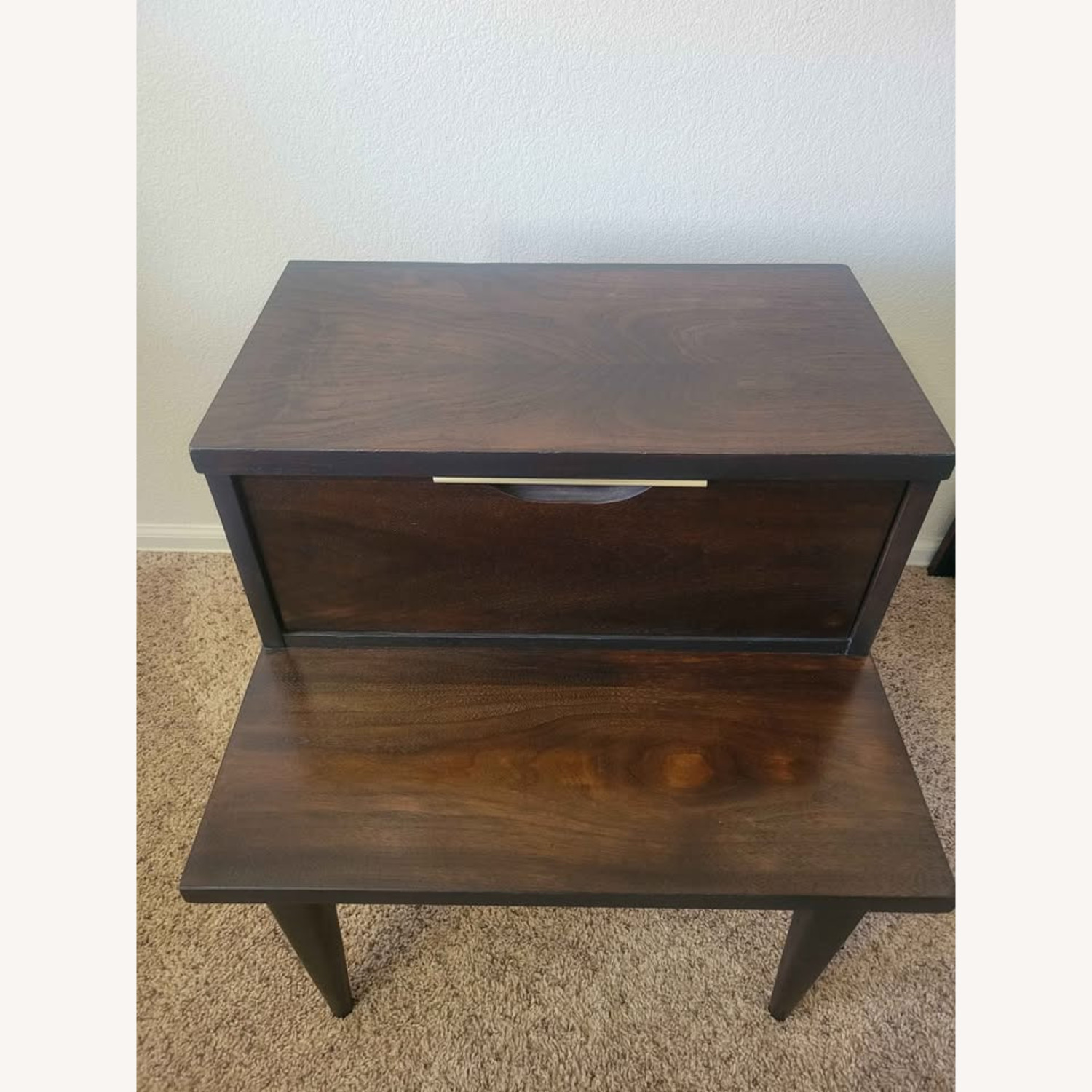 Judith C Mclaughlin Dark Brown Wood Side Table - image-10