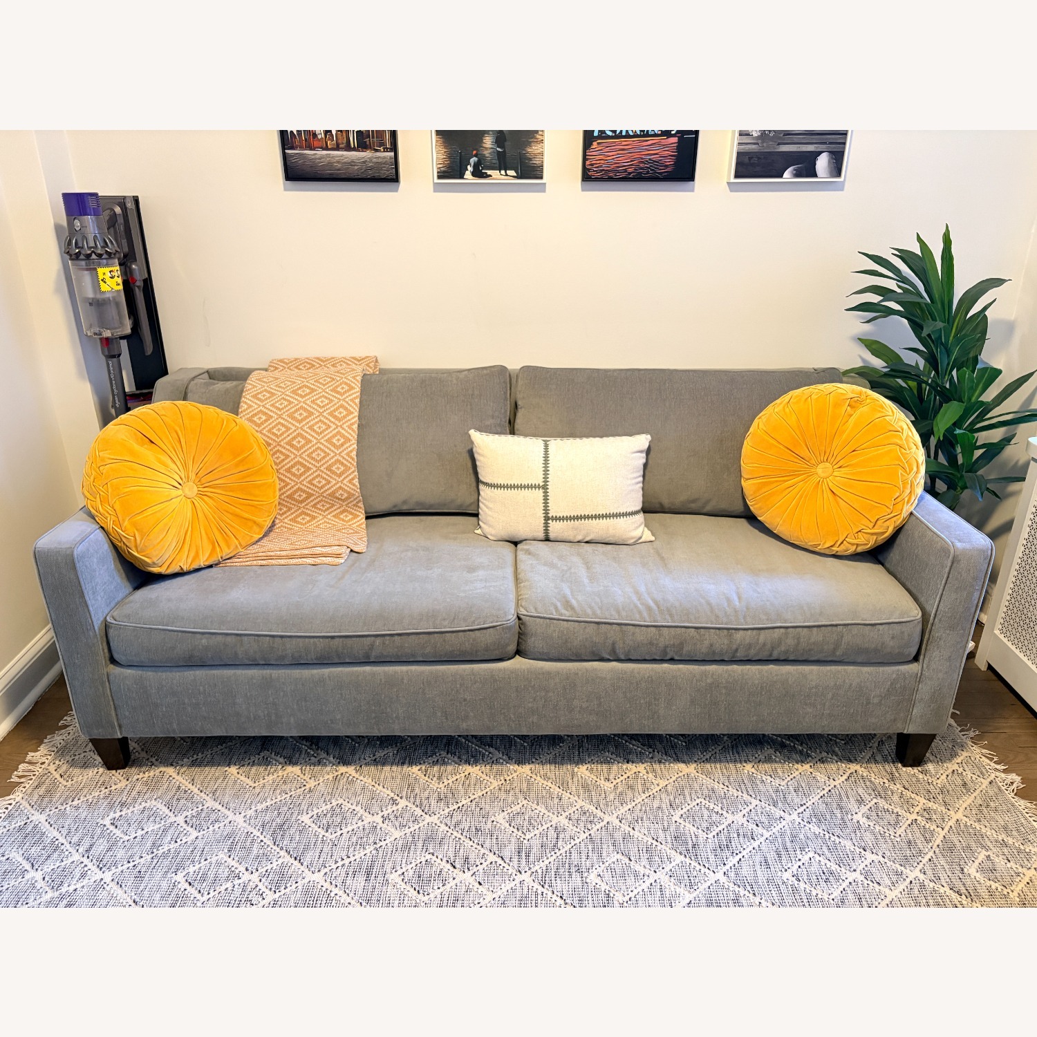 West Elm Light Gray Paidge Sleeper Sofa - image-1