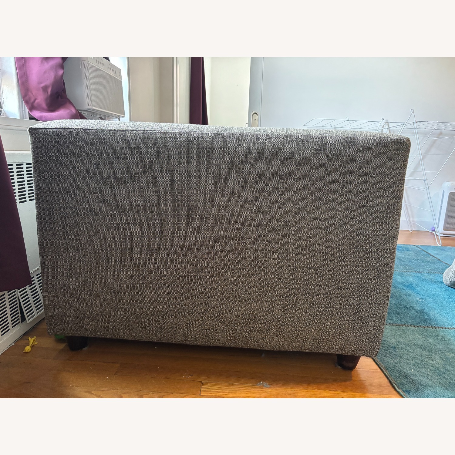 CB2 Light Gray Fabric Sleeper Sofa - image-4