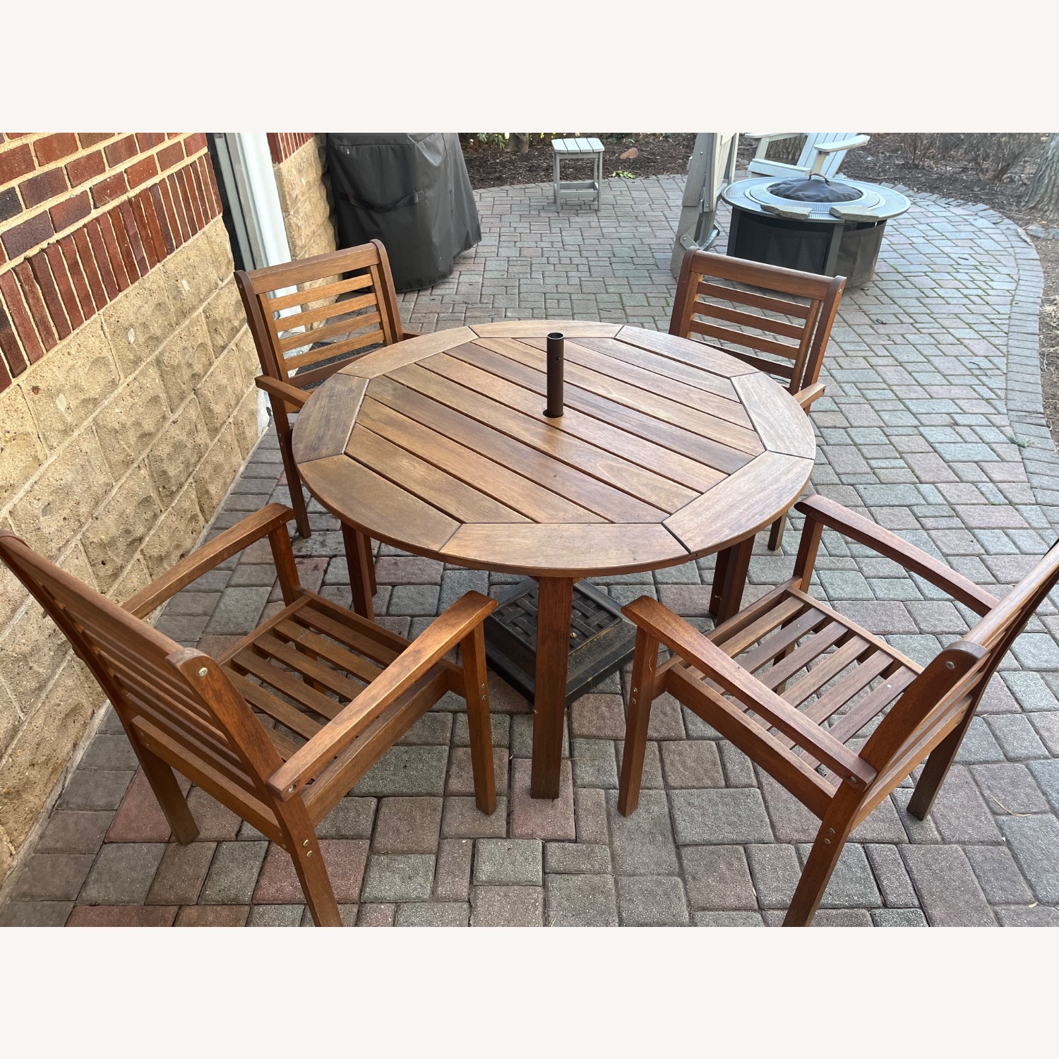 Home Depot Amazonia Eucalyptus Dining Set - image-1