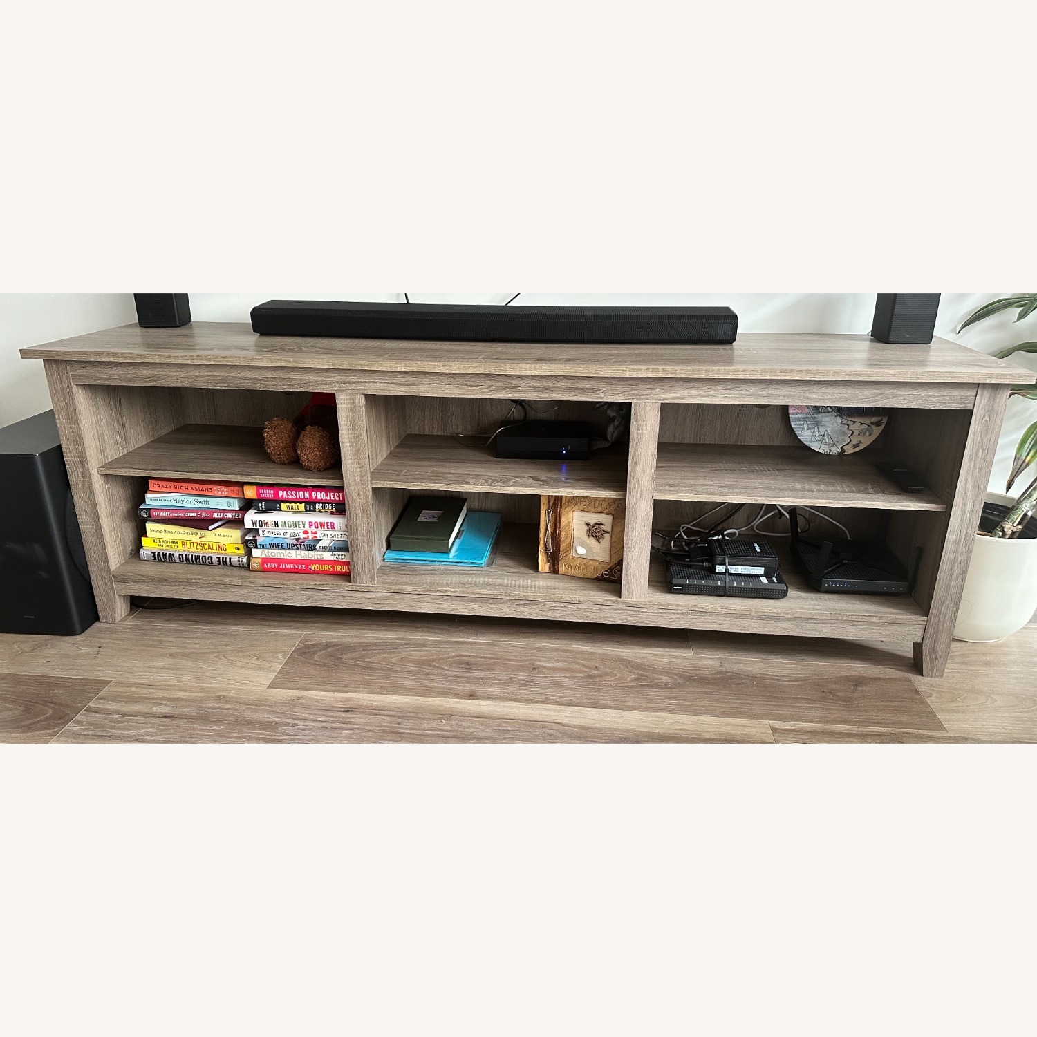 Wayfair Natural Wood Media Storage - image-3