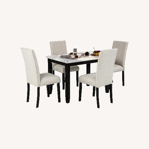 Used 4 Cushion Seat Dining Set for sale on AptDeco