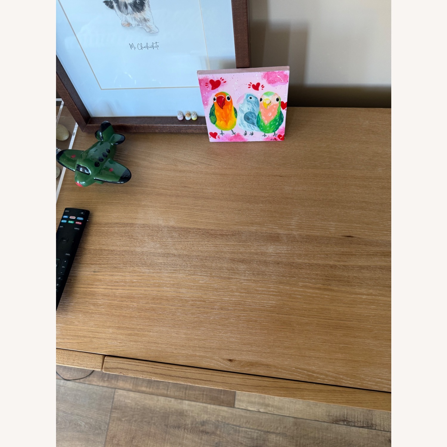 Crate & Barrel Calypso 72" Natural Wood Storage Media Console - image-5