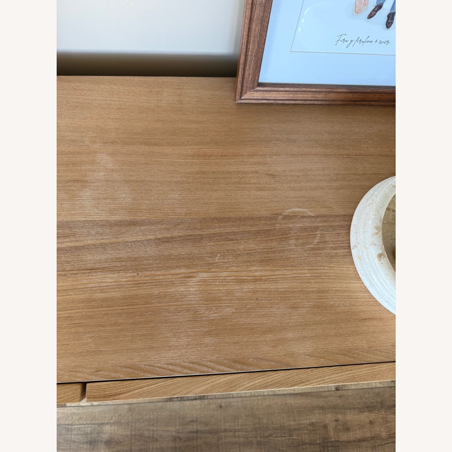 Crate & Barrel Calypso 72" Natural Wood Storage Media Console - image-4