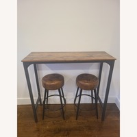 Breakfask Nook Stool Table Set