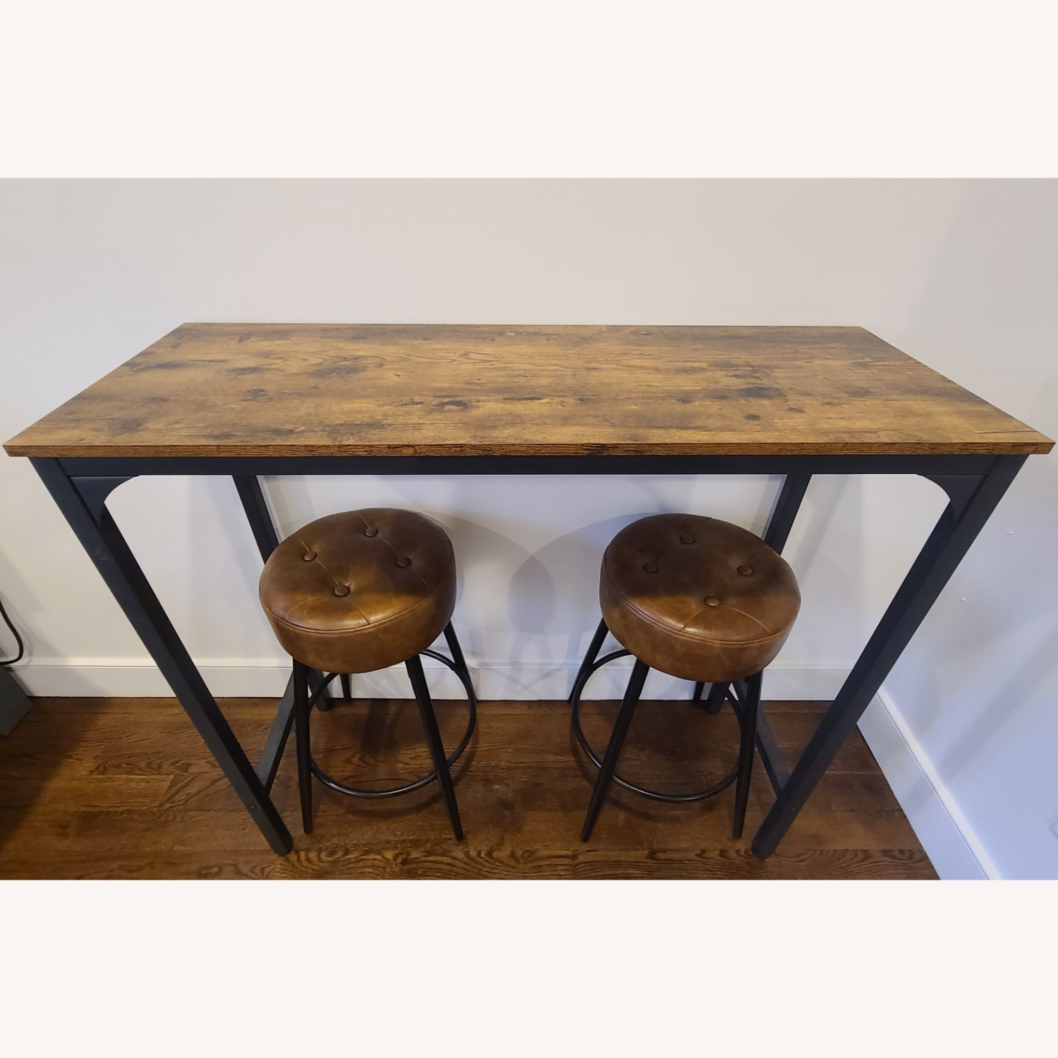 Breakfask Nook Stool Table Set - image-2