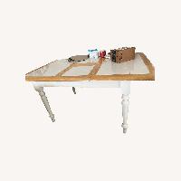 Vintage/Antique Finds White Wood Dining Table