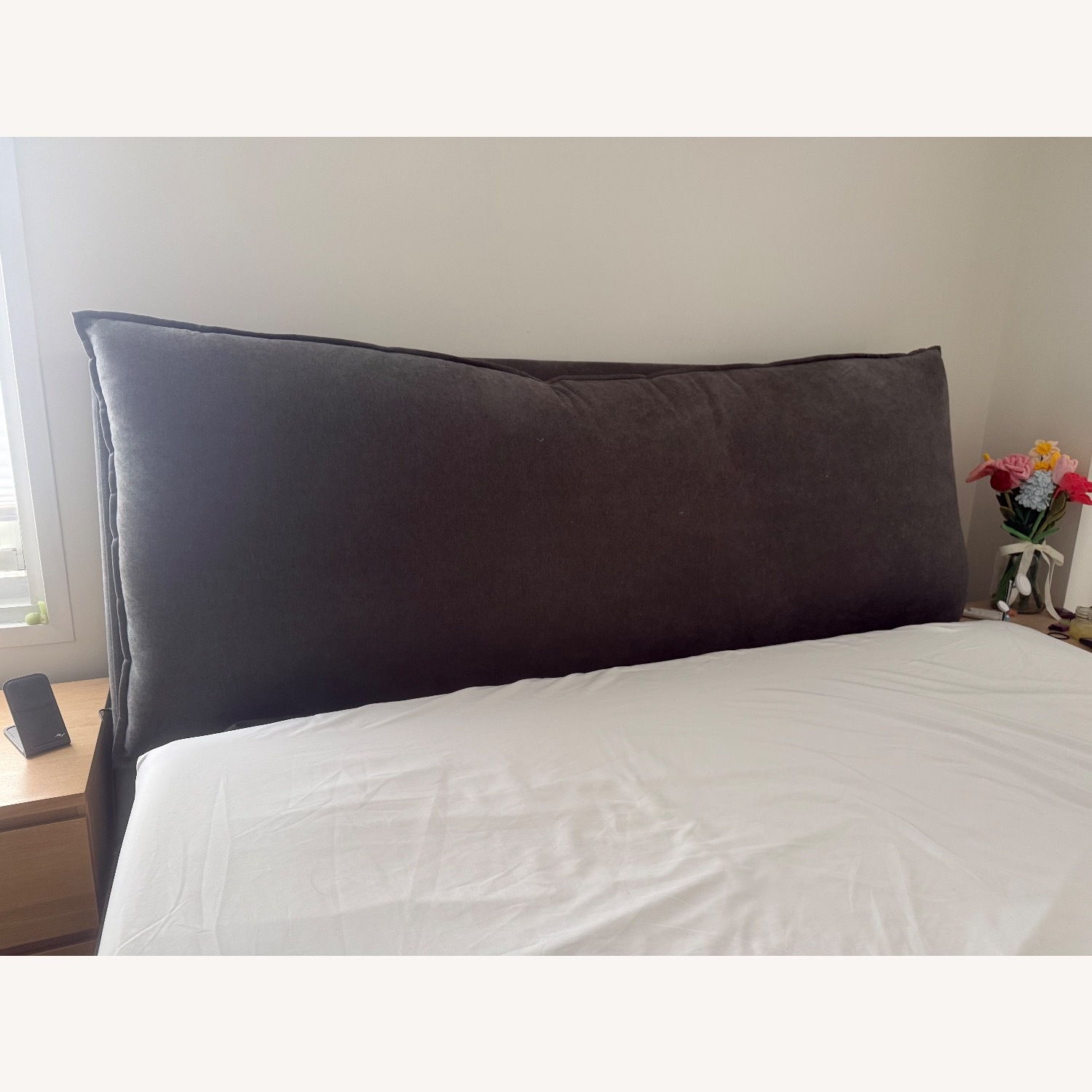 Bob's Discount Furniture Dark Gray King Bed - image-3