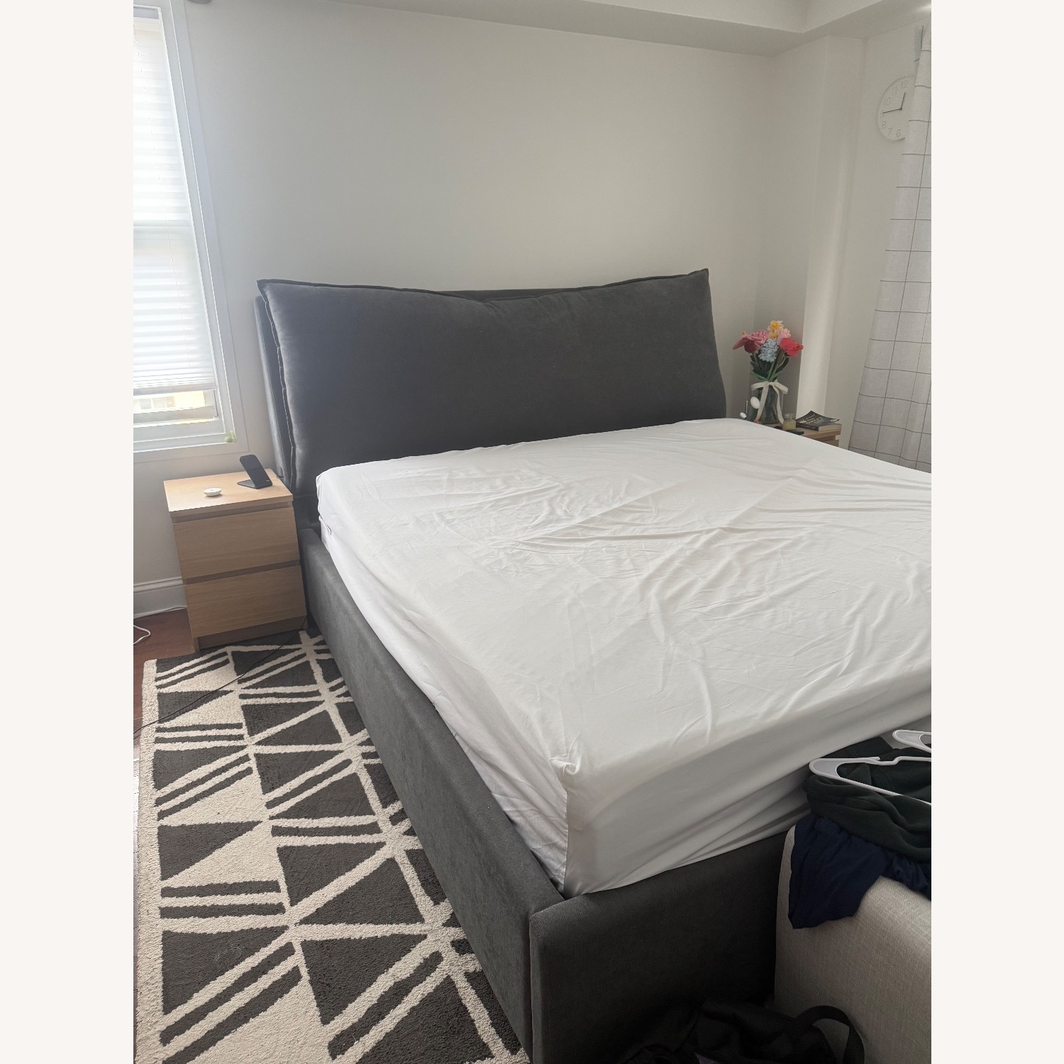 Bob's Discount Furniture Dark Gray King Bed - image-1