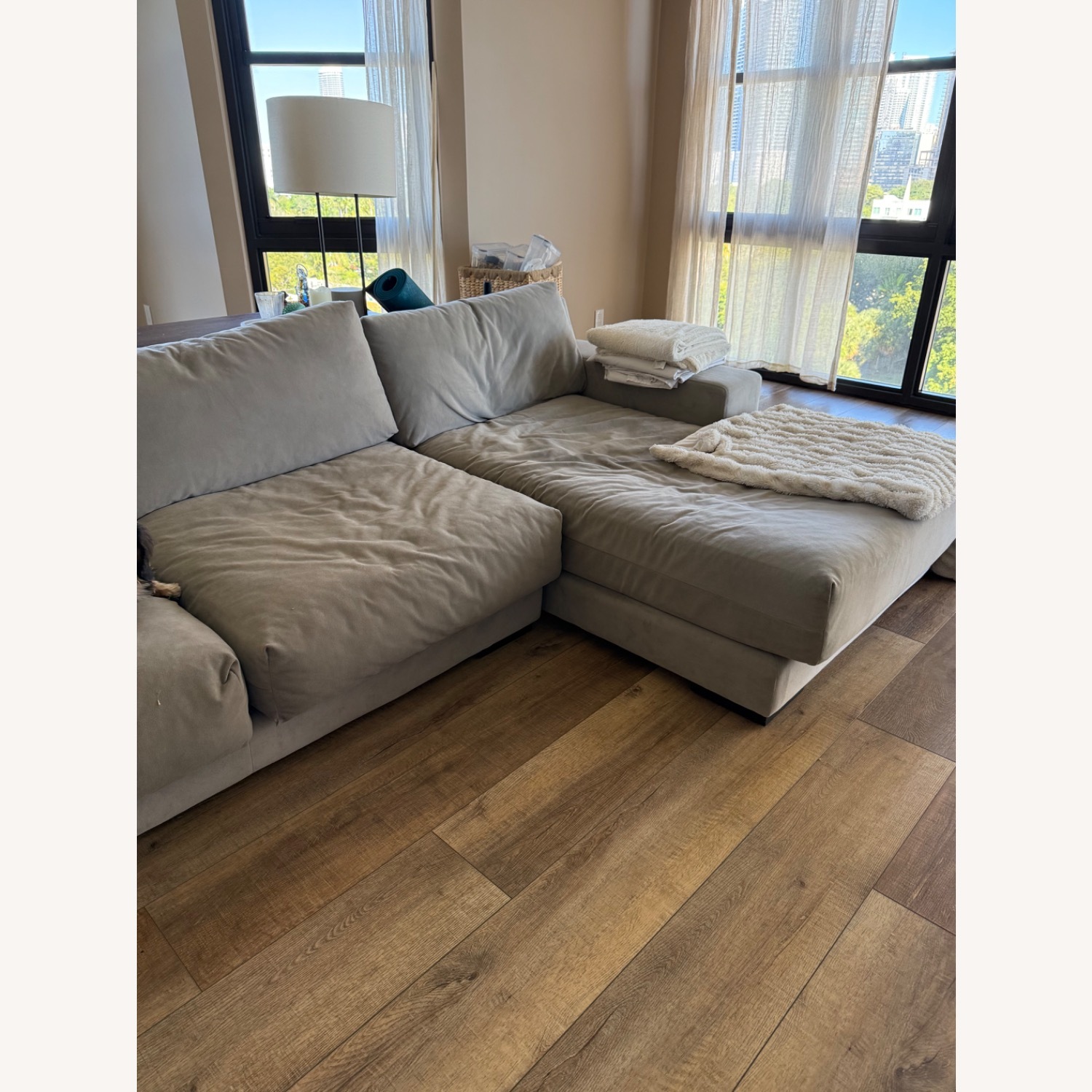 West Elm Dalton 2-Piece Chaise Sectional 121” - image-7