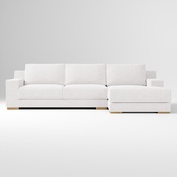 West Elm Dalton 2-Piece Chaise Sectional 121”