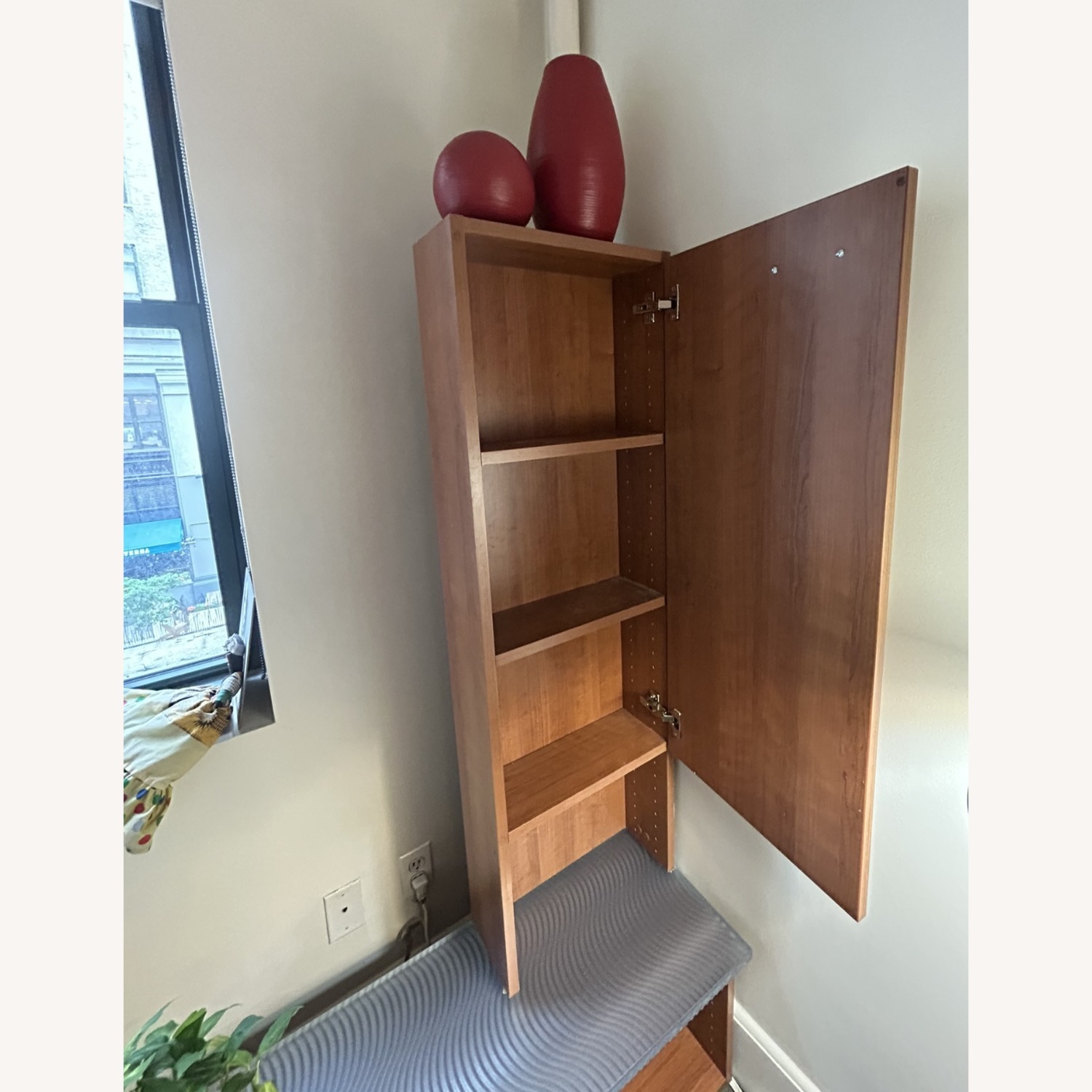 Techline Furniture Dark Brown Wood Bookcase - image-2