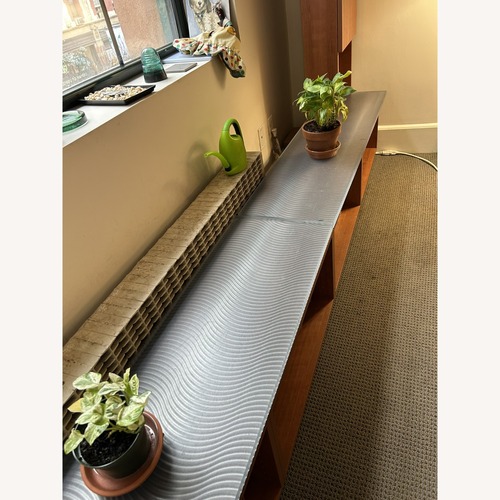 Used Techline Furniture Dark Brown Wood Bookcase for sale on AptDeco