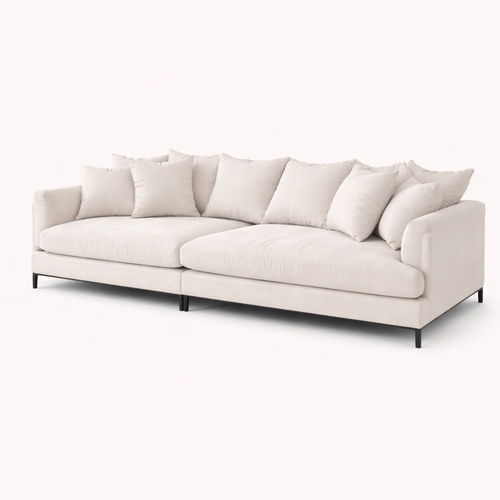 Used Restoration Hardware Cloud White 2 Piece Sectional for sale on AptDeco