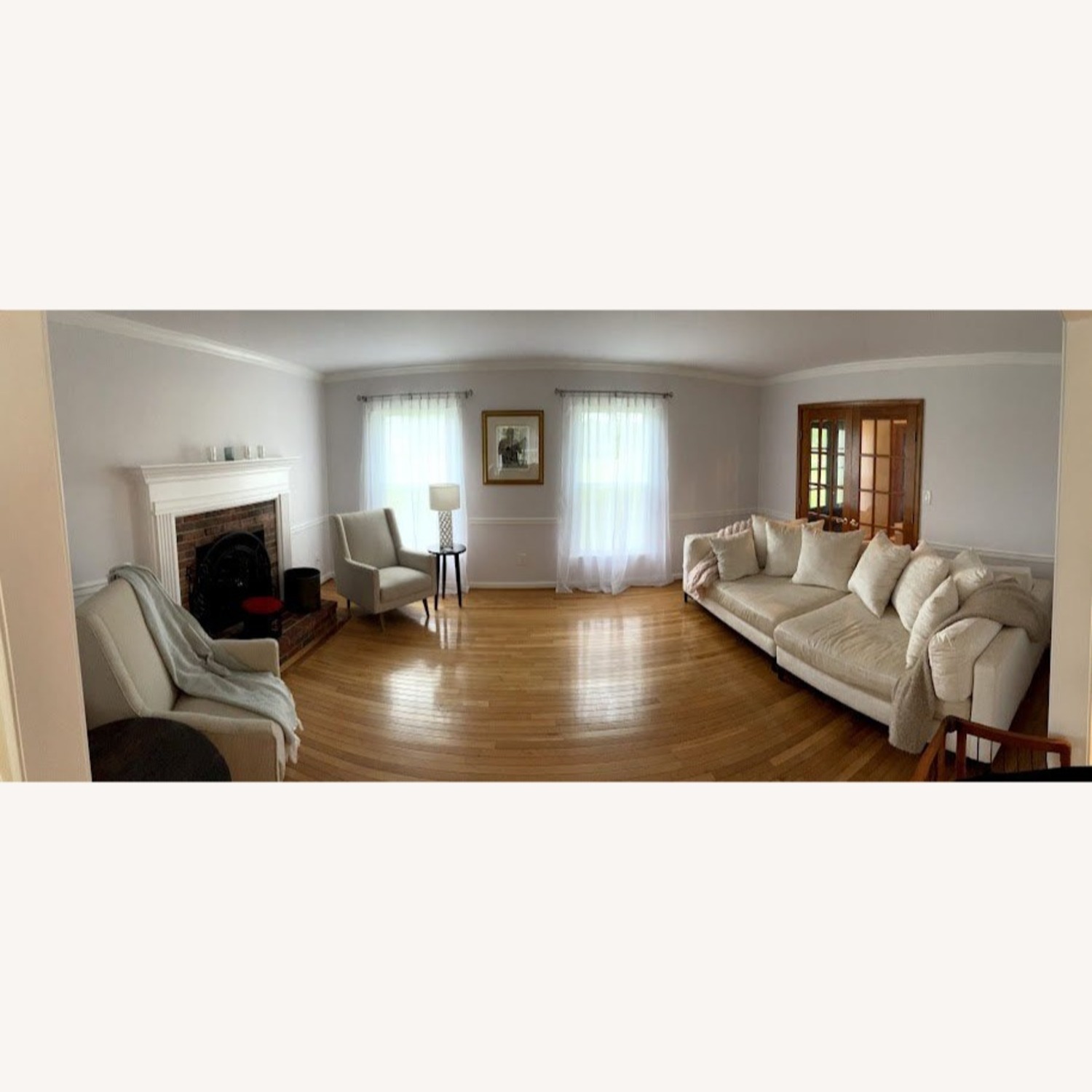 Restoration Hardware Cloud White 2 Piece Sectional - image-3