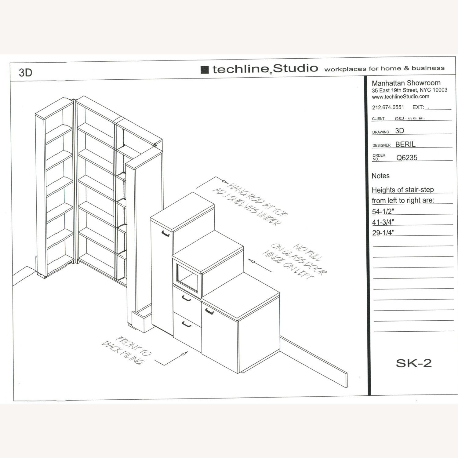 Techline Furniture Cherry Wood Case - image-2