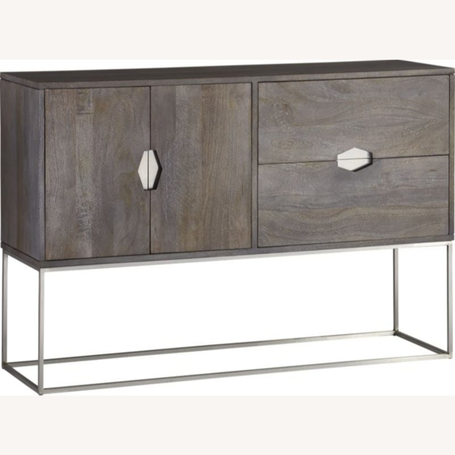 CB2 Smythe Console Dark Brown Wood Sideboard - image-3