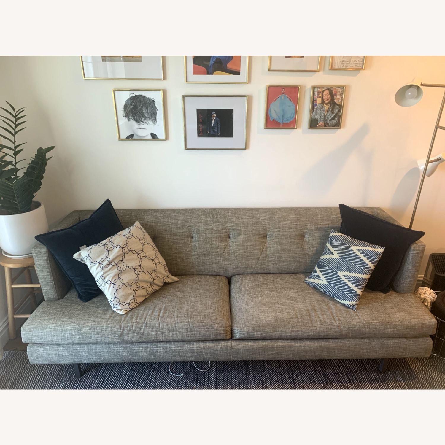 CB2 Avec Light Gray 3+ Seater Sofa - image-5