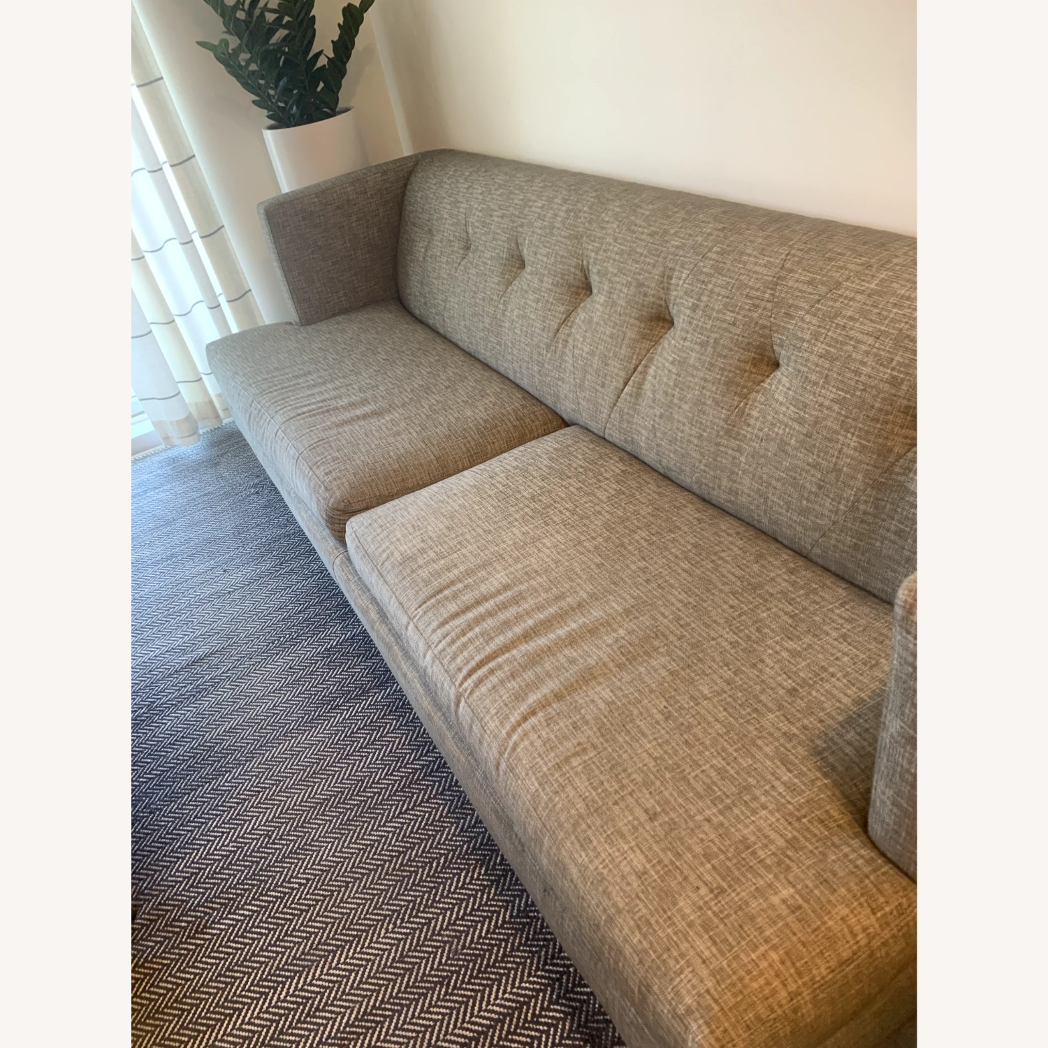 CB2 Avec Light Gray 3+ Seater Sofa - image-3
