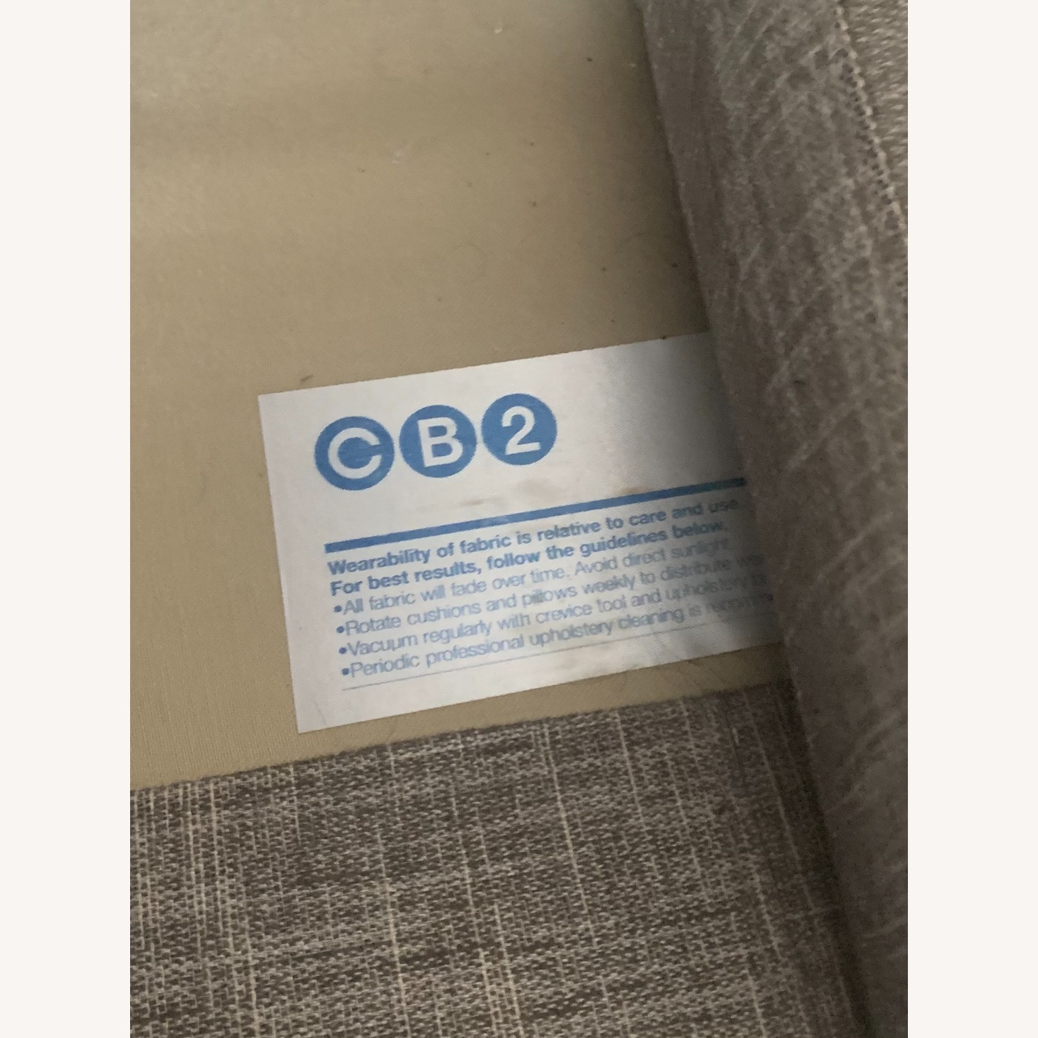 CB2 Avec Light Gray 3+ Seater Sofa - image-7