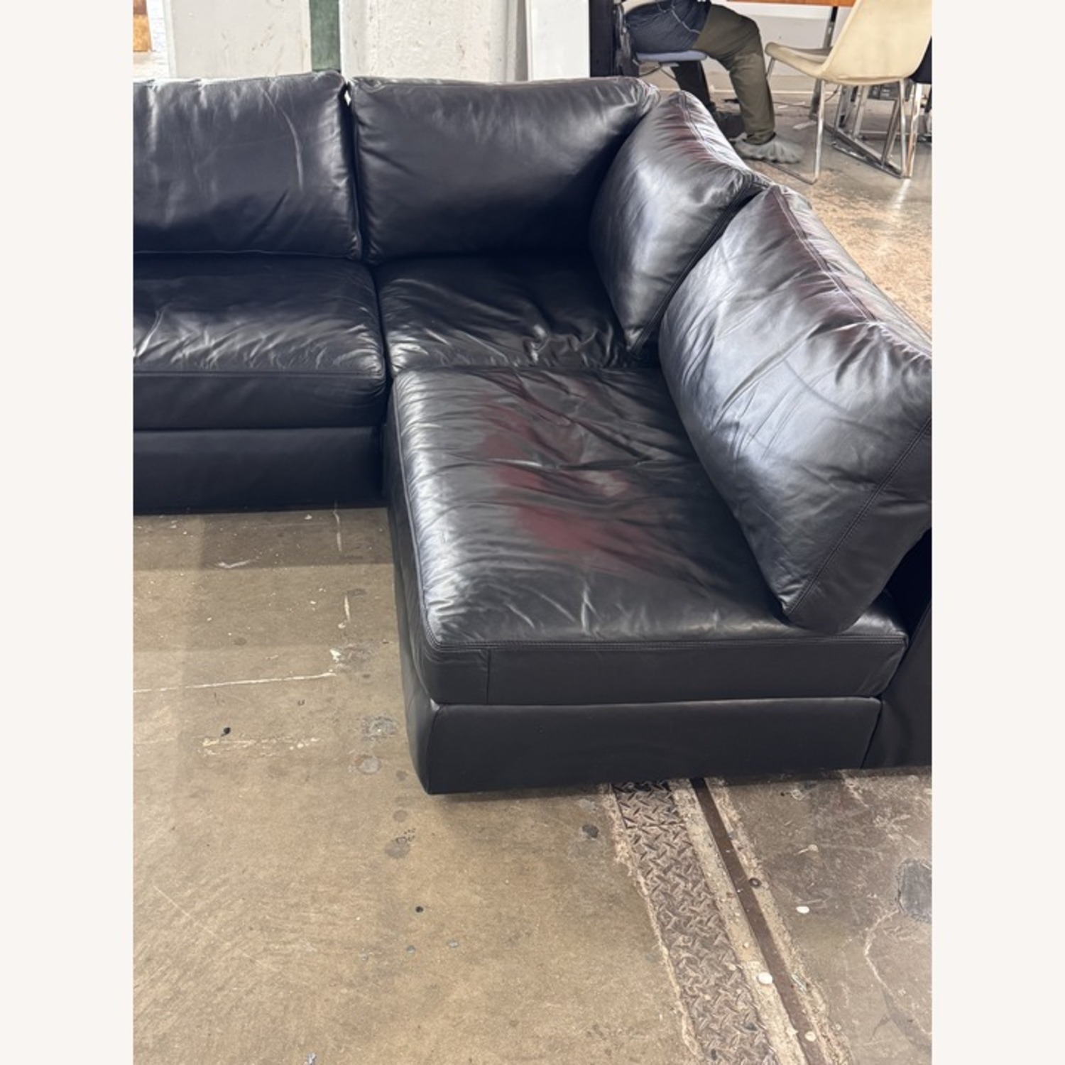 Design Within Reach Black 3+ Piece Sectional - image-3