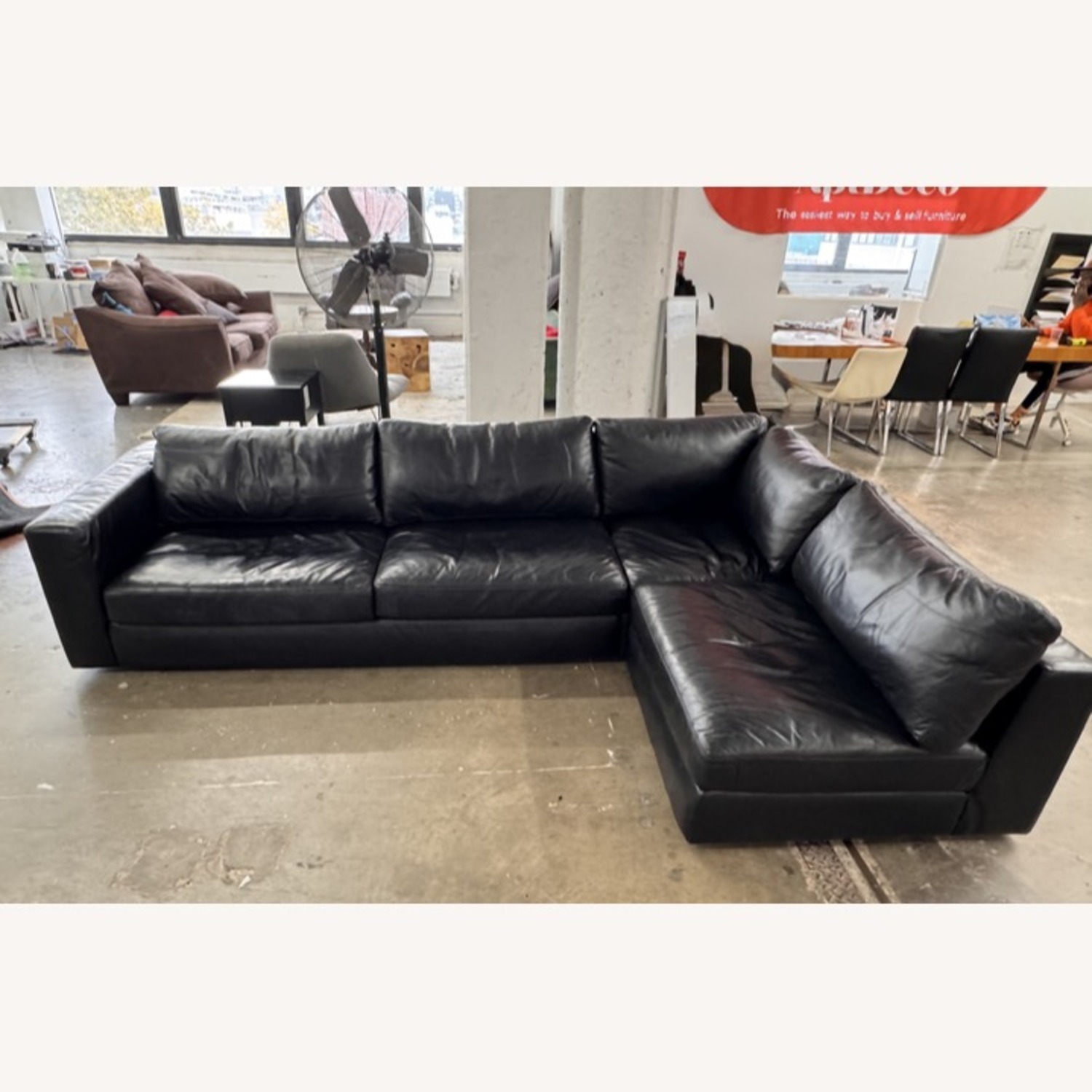 Design Within Reach Black 3+ Piece Sectional - image-7