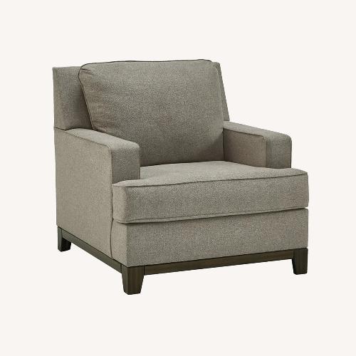 Used Ashley Furniture Kaywood Light Gray Fabric Armchair for sale on AptDeco