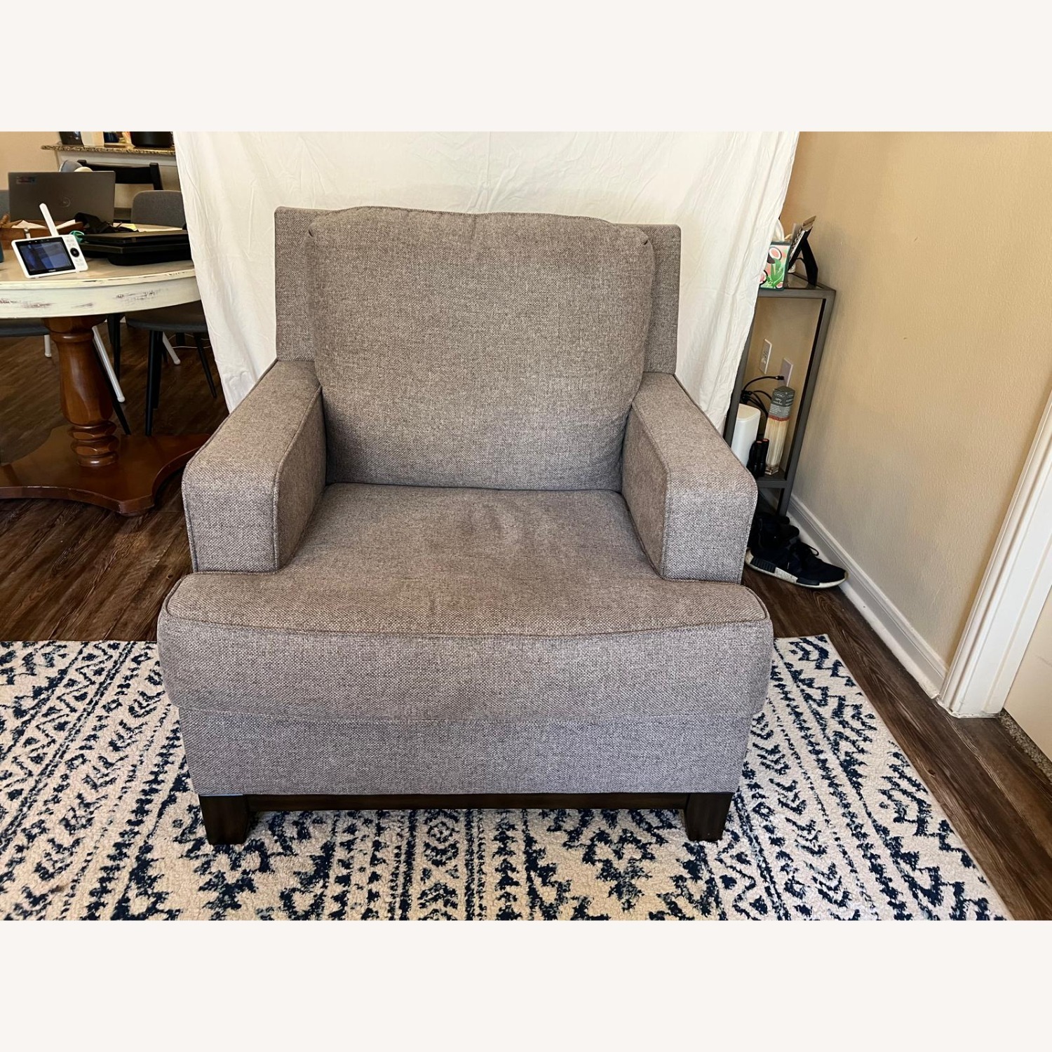 Ashley Furniture Kaywood Light Gray Fabric Armchair - image-4