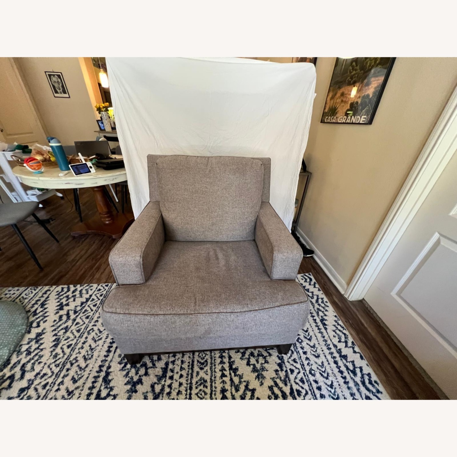 Ashley Furniture Kaywood Light Gray Fabric Armchair - image-2