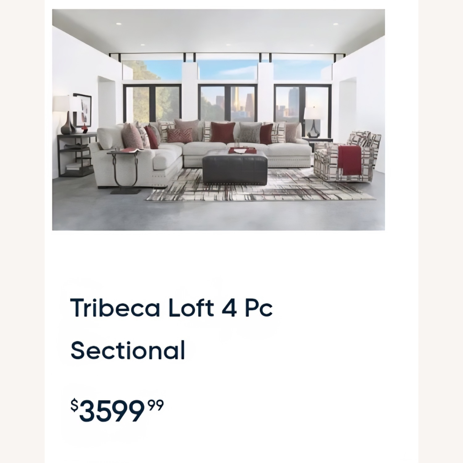 Tribeca Loft 4 Pc Sectional - image-6