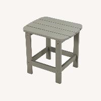 Home Depot Light Gray Resin End Tables