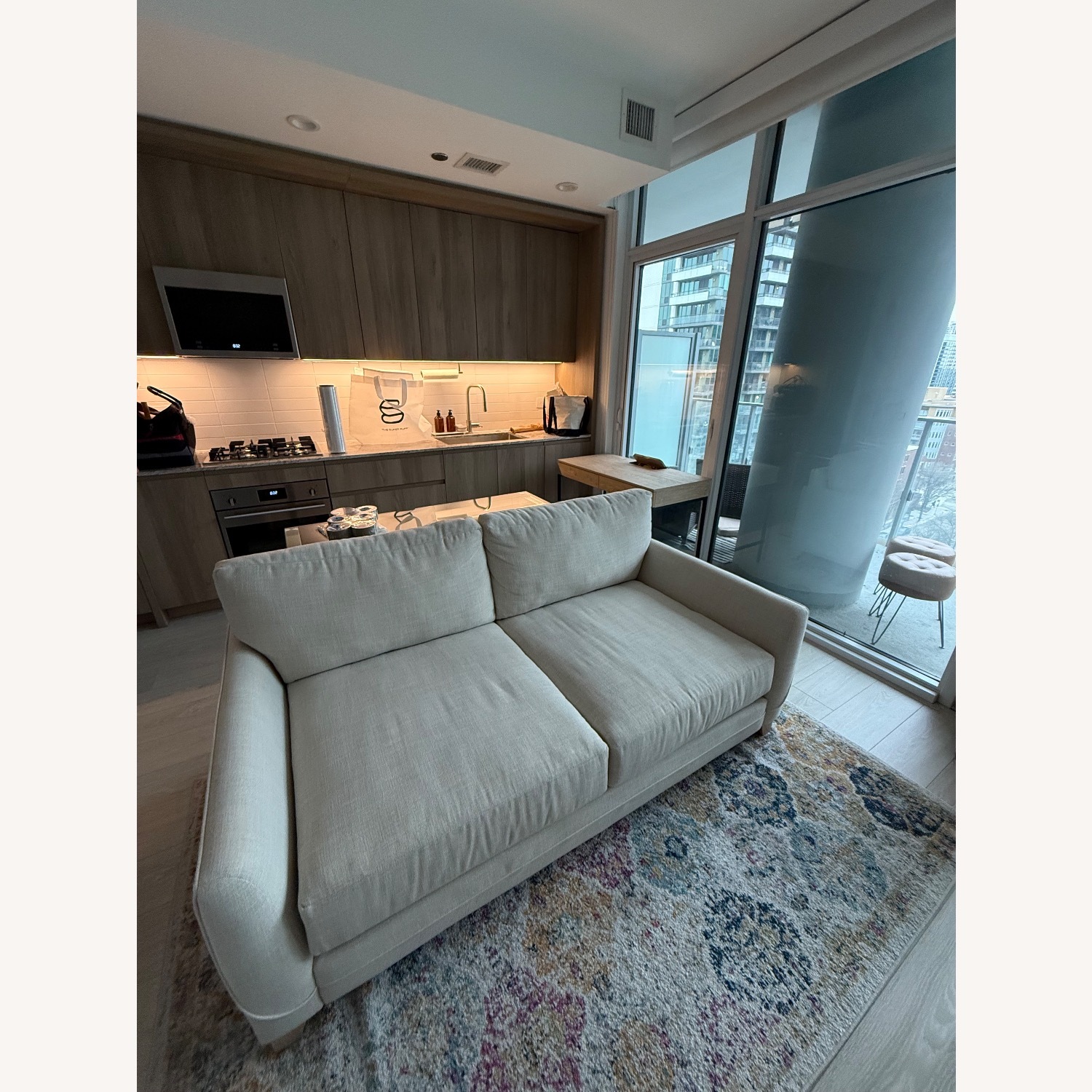 Living Spaces Japandi Loveseat - image-2