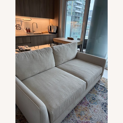 Used Living Spaces Japandi Loveseat for sale on AptDeco
