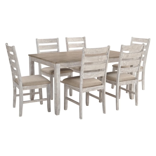 Used Ashley Furniture 7 Piece Dining Table and Chairs Set for sale on AptDeco