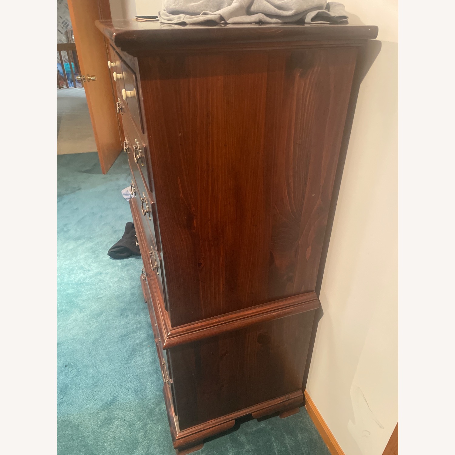 Dark Brown Dresser - image-1